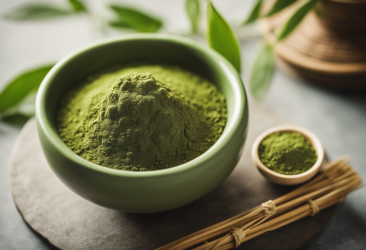 green tea powdered